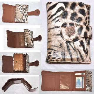 canvas women / lady leather clutch wallet / purse / bag  