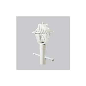  Weather Resistant Post Lantern with Ribbed Mansard Roof 