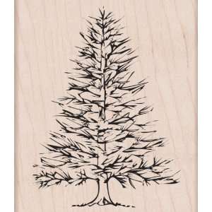  Hero Arts   Woodblock   Wood Mounted Stamps   Winter Pine 