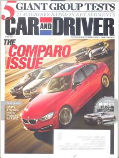 Car & Driver Magazine May 2012 BMW Supercar Heavy Duty Truck B Spec 