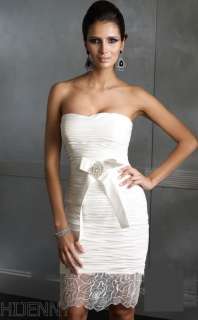 2012 Strapless Skirt Coctail Dress Evening Gown US 2 28  