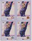 2012 TOPPS OLYMPIC SHAWN JOHNSON GYMNASTICS CARDS ~ GOLD SILVER 