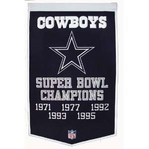  Dallas Cowboys   Dynasty Banners (Pennants) Sports 