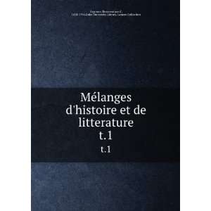 MÃ©langes dhistoire et de litterature. t.1 Bonaventure 