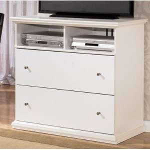  Bostwick Shoals 2  Drawer Media Chest in SolidWhite Paint 