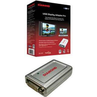 Diamond BVU195 HD USB Display Adapter (DVI and VGA with included DVI 