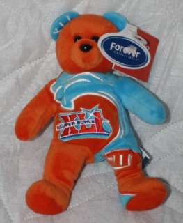 Superbowl Forever Collectables NFL XLI Plush Bear  