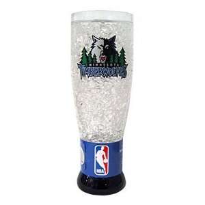  Minnesota Timberwolves Crystal Pilsner Glass Sports 
