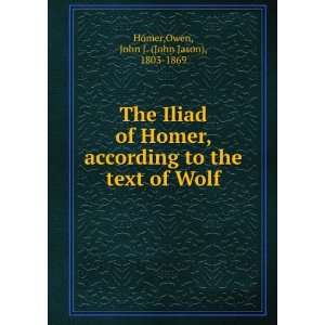   the text of Wolf Owen, John J. (John Jason), 1803 1869 Homer Books