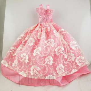 Fashion Party Dress Clothes Gown For Barbie Doll #219  