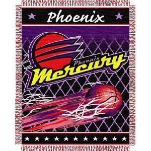  Phoenix Mercury Woven WNBA Throw   48 x 60