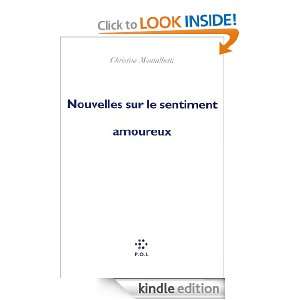 Nouvelles sur le sentiment amoureux (FICTION) (French Edition 