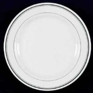  Homer Laughlin Green Band Plate Luncheon, Fine China Dinnerware 