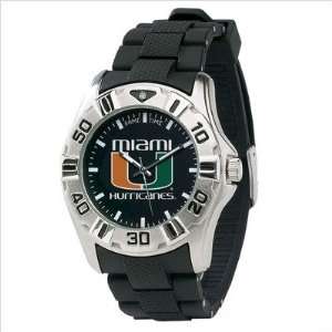 University of Miami Hurricanes Mens Athletic Sports Watch 