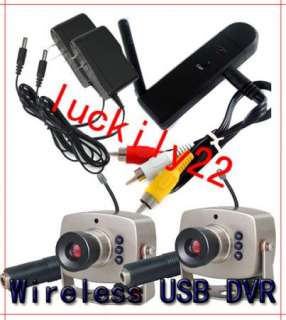 4G Wireless USB DVR Recorder Video+Wireless Camera x2  