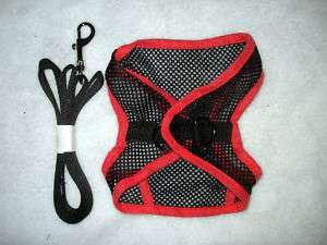 Set 2 Mesh Dog Harness Collar w5ft Leash Comfort Size XLarge Comfy 