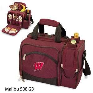 Wisconsin Badgers NCAA Malibu Insulated Pack (Burgundy) (Embroidered 