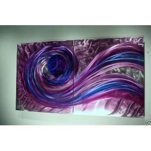  Abstract Painting on Metal, Wall Art Sculpture, Design by 