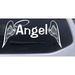  Angel With Wings Christian Car Window Wall Laptop Decal 