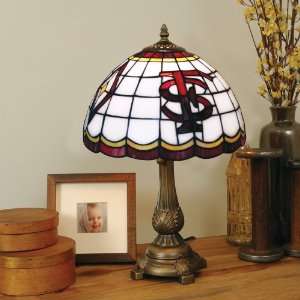  Florida State University Stained Glass Mission Style Lamp 