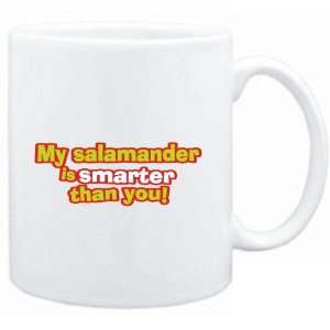  Mug White  My Salamander is smarter than you  Animals 