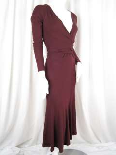 2695 Donna Karan Dress Gown Jersey M #0007C3  