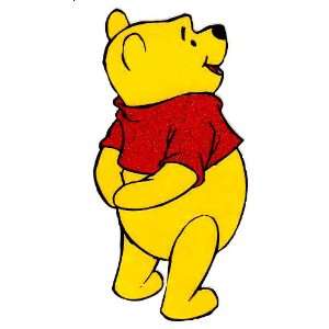  Winnie the Pooh Bear w red shirt hands behind back Disney 