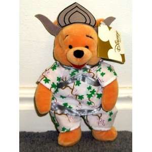 Disney Winnie the Pooh Chinese Zen 8 Pooh Bear Doll Representing 