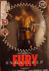 WWE Unmatched Fury THE ROCK Classic WWF Series 5 MIB  