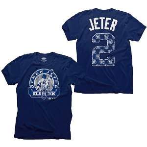  Derek Jeter 3000 Hits DJ 3K Official Issue Name and 