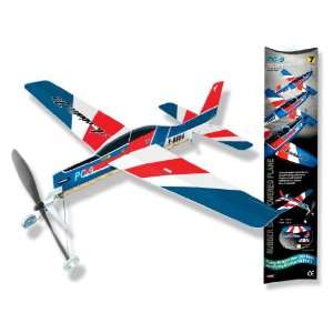  White Wings Aerobic Jet Rubberband Powered Plane Toys 