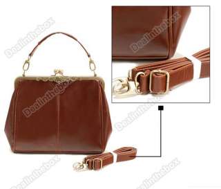 2012 New Retro Vintage Ladies Popular Lock Shoulder Purse Handbag 