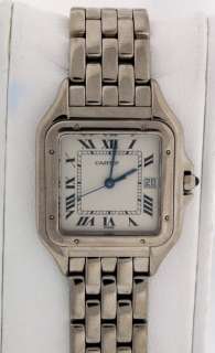 Cartier Panther RARE 18k White Gold Unisex 27mm Watch.  