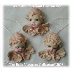  Bella Victorian® Cherub Ornaments   Set of Three