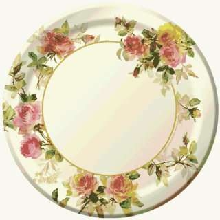  Lattice Rose Banquet Plate (10pks Case)