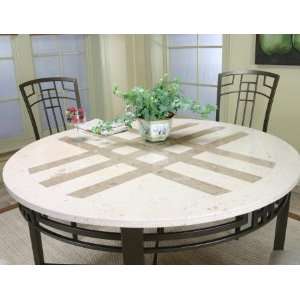  Cramco Beta Inlaid Marble Top Table Furniture & Decor