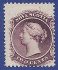 1863 NOVA SCOTIA 2c SLATE PURPLE