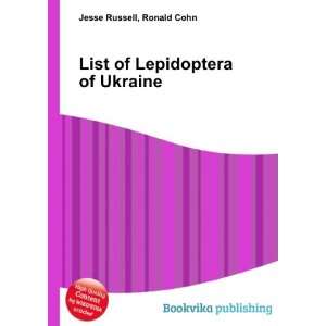  List of Lepidoptera of Ukraine Ronald Cohn Jesse Russell Books