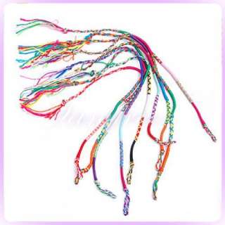Colorful Thread Friend wrists ankles Bracelet Braided  