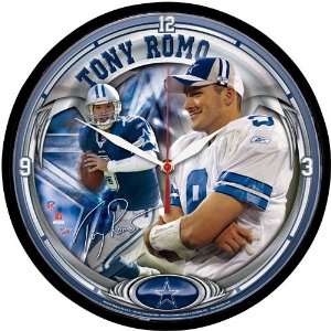  Wincraft Dallas Cowboys Tony Romo Player Clock
