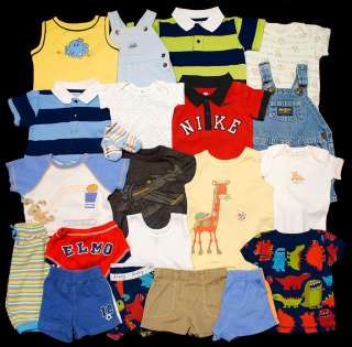 BABY BOY CLOTHES LOT NIKE BABY GAP OLD NAVY 0 3 MONTHS 3 6 MONTHS 
