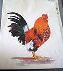 Paper Tole 3 Dimensional Art NEW Rooster Chicken 5 Prints + Cutting 