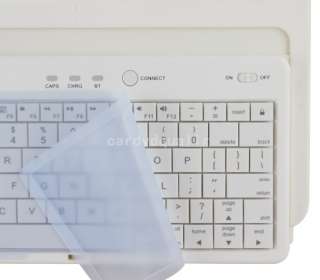 New 3in1 Bluetooth Keyboard Case Cover For Ipad 2 White  