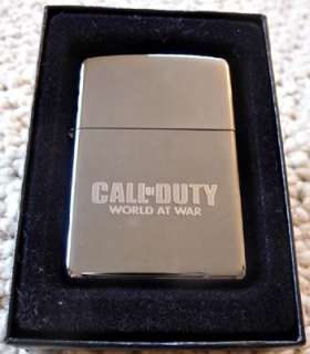 Call of Duty World at War Zippo Lighter   Official Swag *Brand New 
