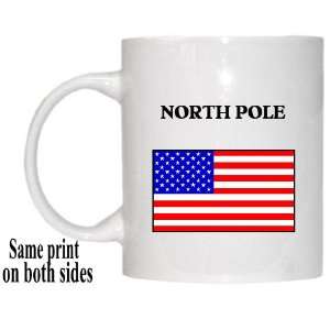  US Flag   North Pole, Alaska (AK) Mug 