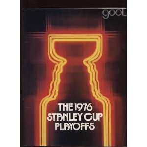  1976 Stanley Cup Finals Program + Stub @ Flyers EXMT 