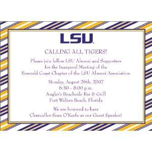    Louisiana State University (Lsu) Invitations