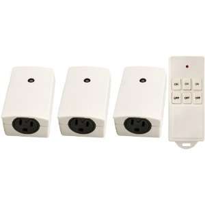  Woods 13569 Indoor Wireless Remote Control with 3 Outlets 