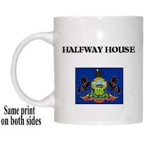  US State Flag   HALFWAY HOUSE, Pennsylvania (PA) Mug 