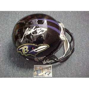  Adalius Thomas Autographed Baltimore Ravens Full Size 
